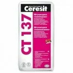 Ceresit CT 137 — Минеральная декоративная штукатурка «камешковая» 1,0/2,5 мм
