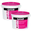 Ceresit CT 73 - Тонкослойная высокопаропроницаемая штукатурка с бороздчатойфактурой (размер зерна 2,0 и 3,0 мм)
