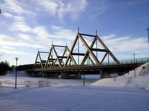 Мост в Вихантасалми (Финляндия)