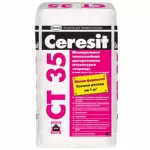 Ceresit CT 35 — Минеральная декоративная штукатурка «короед» 2,5/3,5 мм
