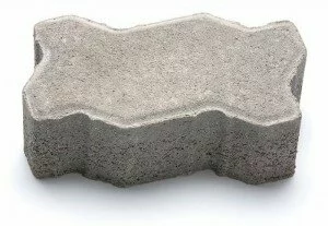 Тротуарная плитка, цвет серый