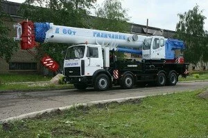 Автокран «Галичанин» 60 тонн KC-65721